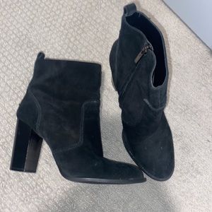 Nine West suede booties | size: 10